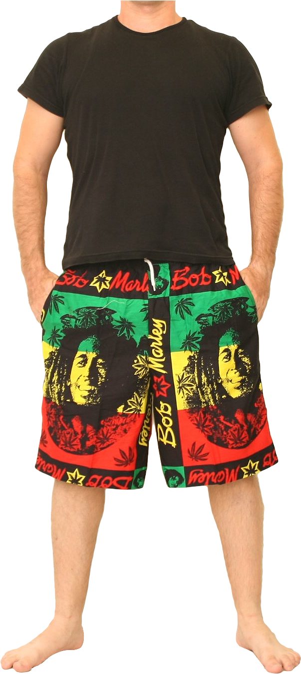 Bob Marley主題沙灘褲 壁紙