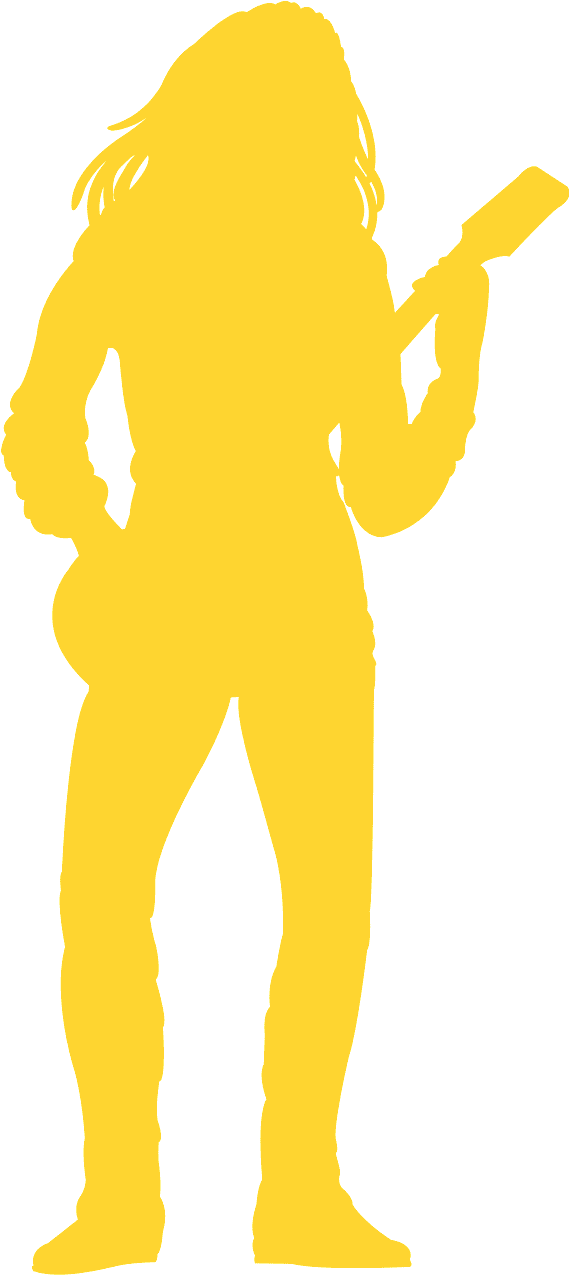 Bob Marley剪影結他 壁紙