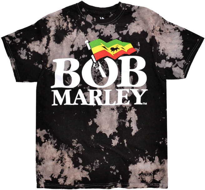 Bob Marley 黑色紮染T恤 壁紙
