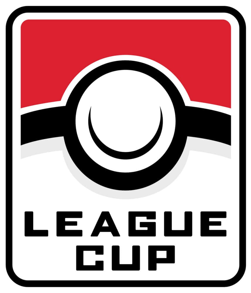  壁紙 — 一個大膽的紅白黑精靈球標誌，下方有粗體字 'LEAGUE CUP'。
