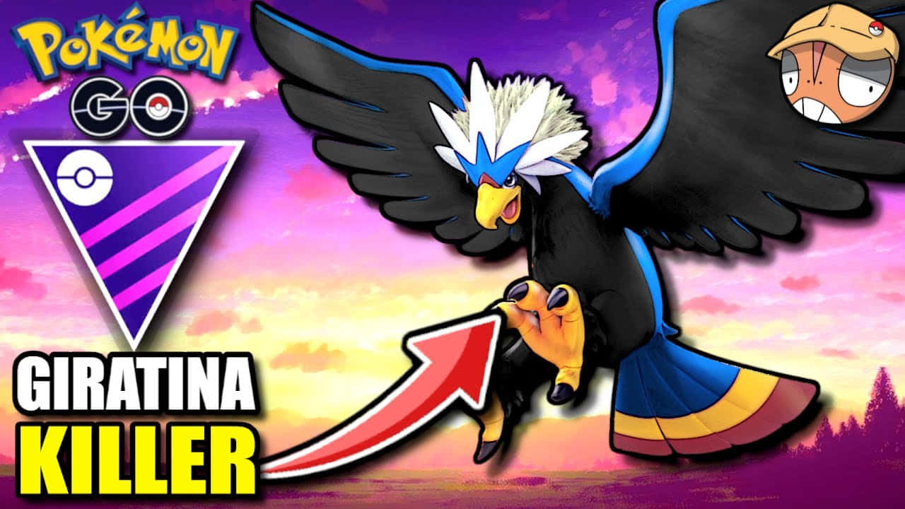 Pokémon GO 中的騎拉帝納，訓練家對其力量作出反應。