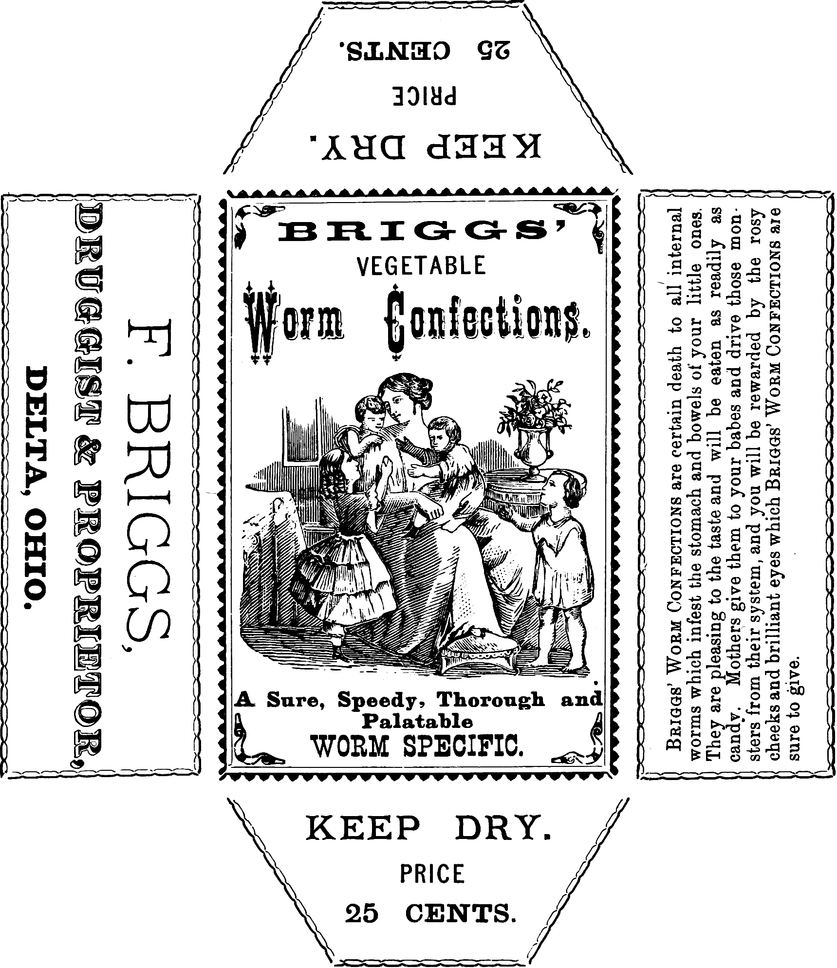 復古Briggs Worm糖果廣告 壁紙