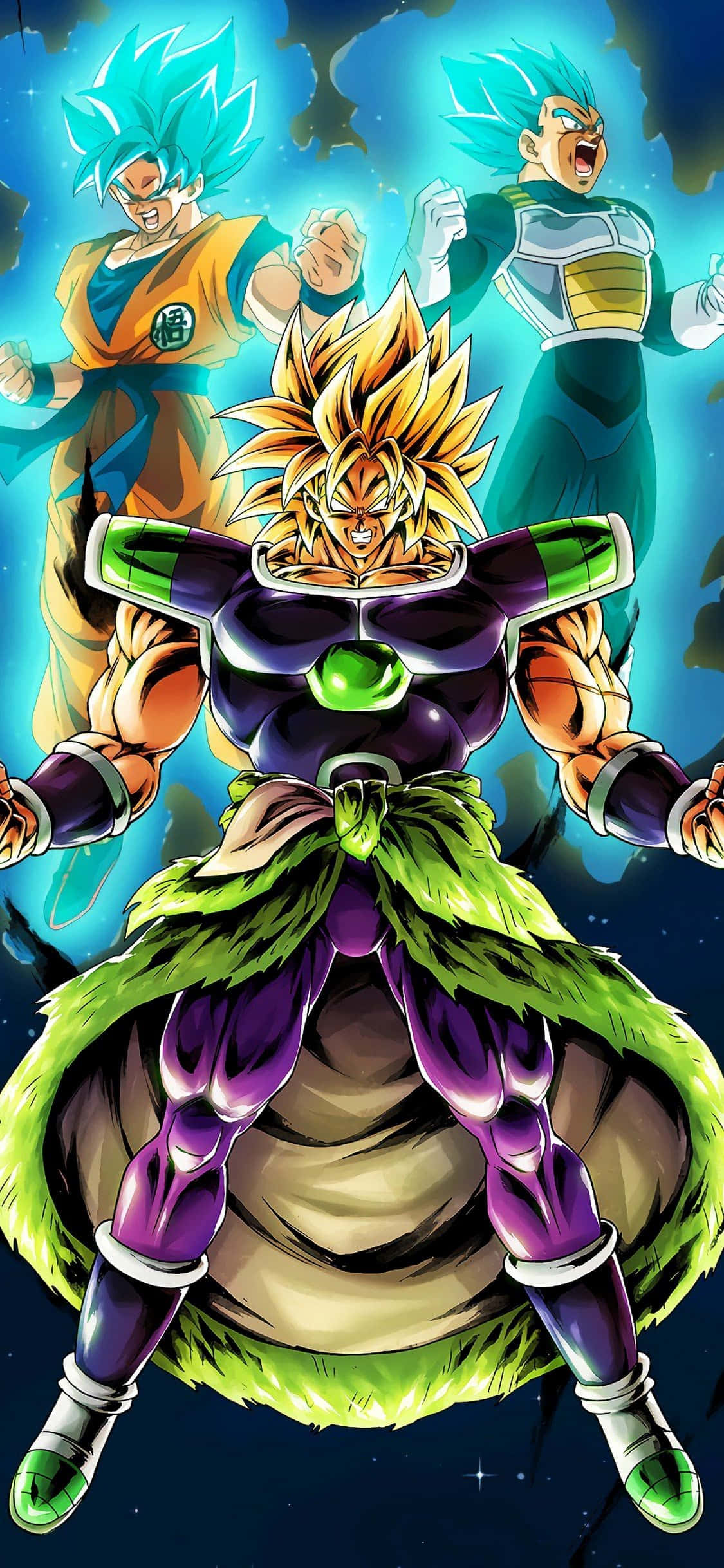 透過 Broly 的專屬 iPhone 保持聯繫 壁紙