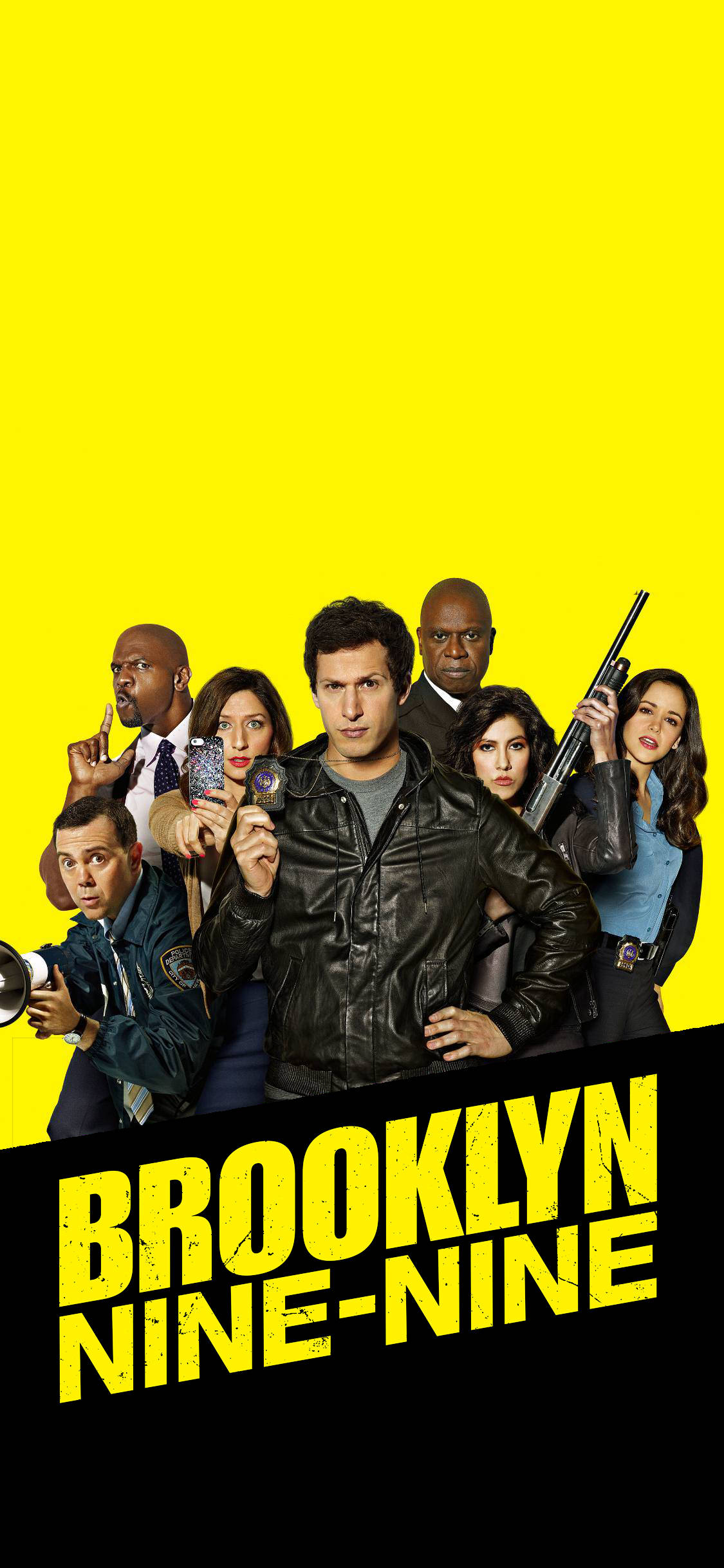 《Brooklyn Nine Nine》的經典黃黑主題 壁紙