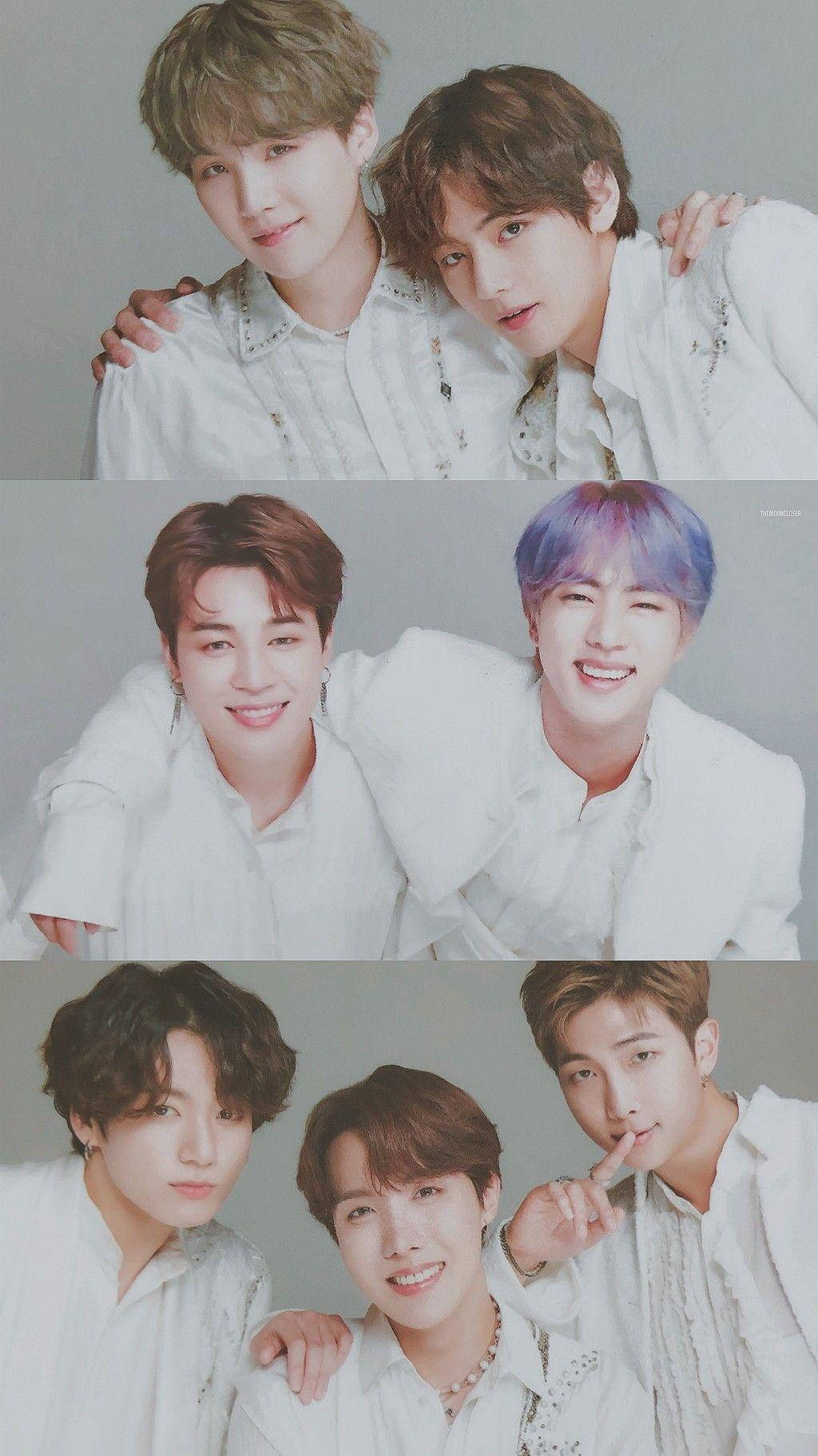 BTS 2020 美學拼貼壁紙