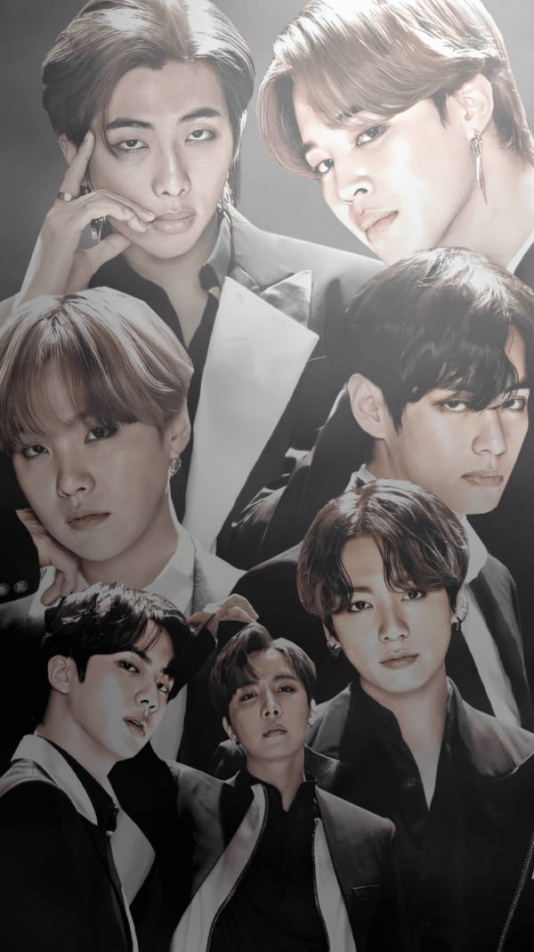 BTS 2020 Photoshop 藝術壁紙