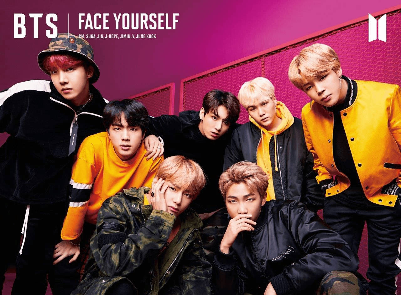 BTS成員V、Jungkook、Jimin、Suga、Jin、RM與J-Hope。