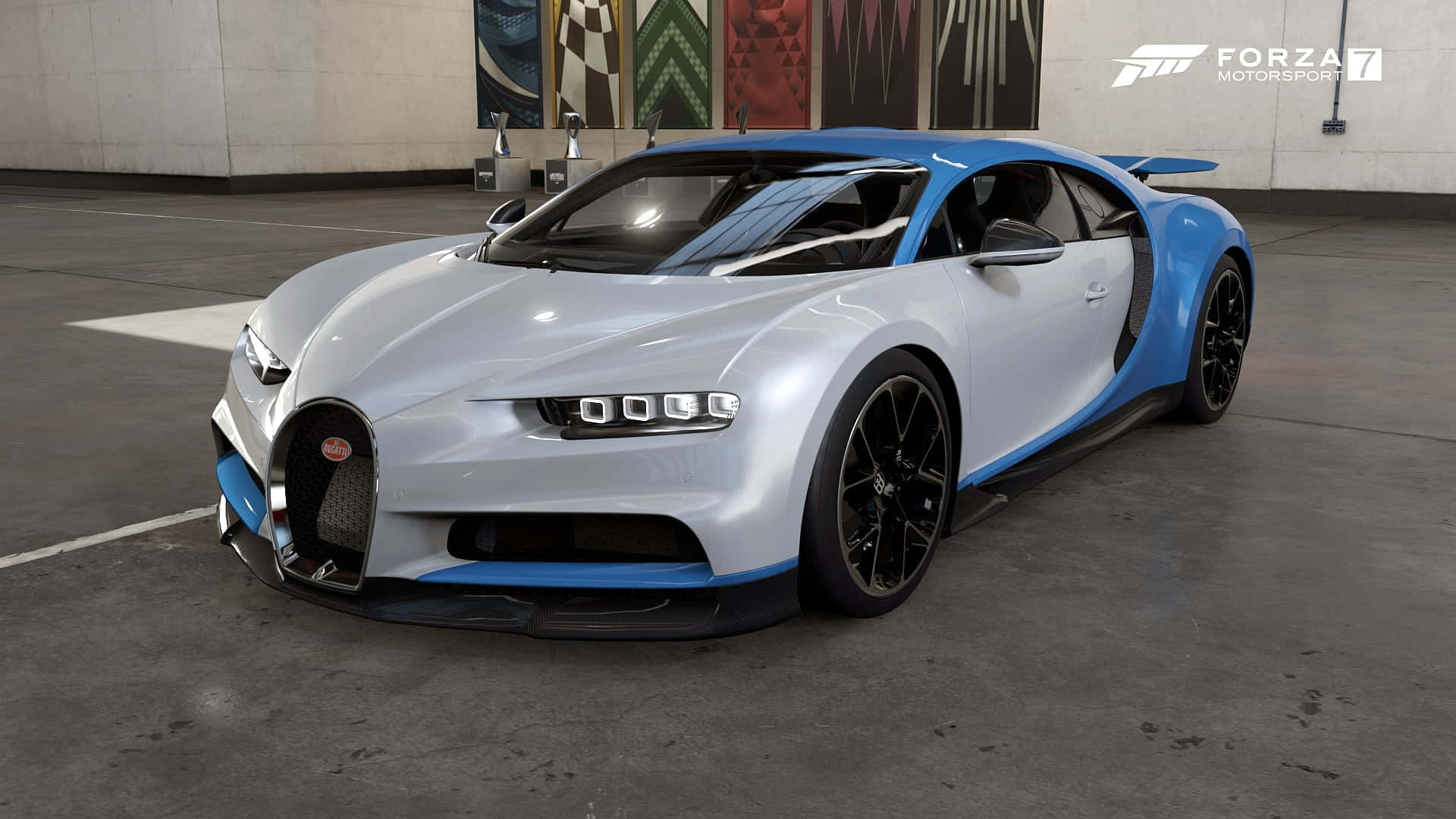 Bugatti Chiron 對決 Audi A4 - F1 2015 壁紙