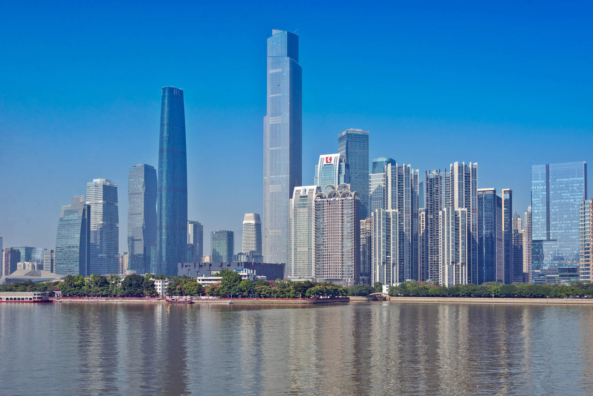 中國廣州建築壁紙