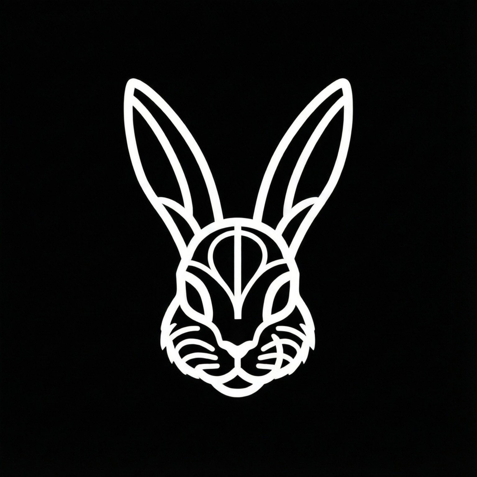 Bunny Logo 簡約風 壁紙
