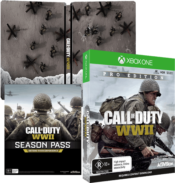 Callof Duty W W I I 季票專業版包裝 壁紙