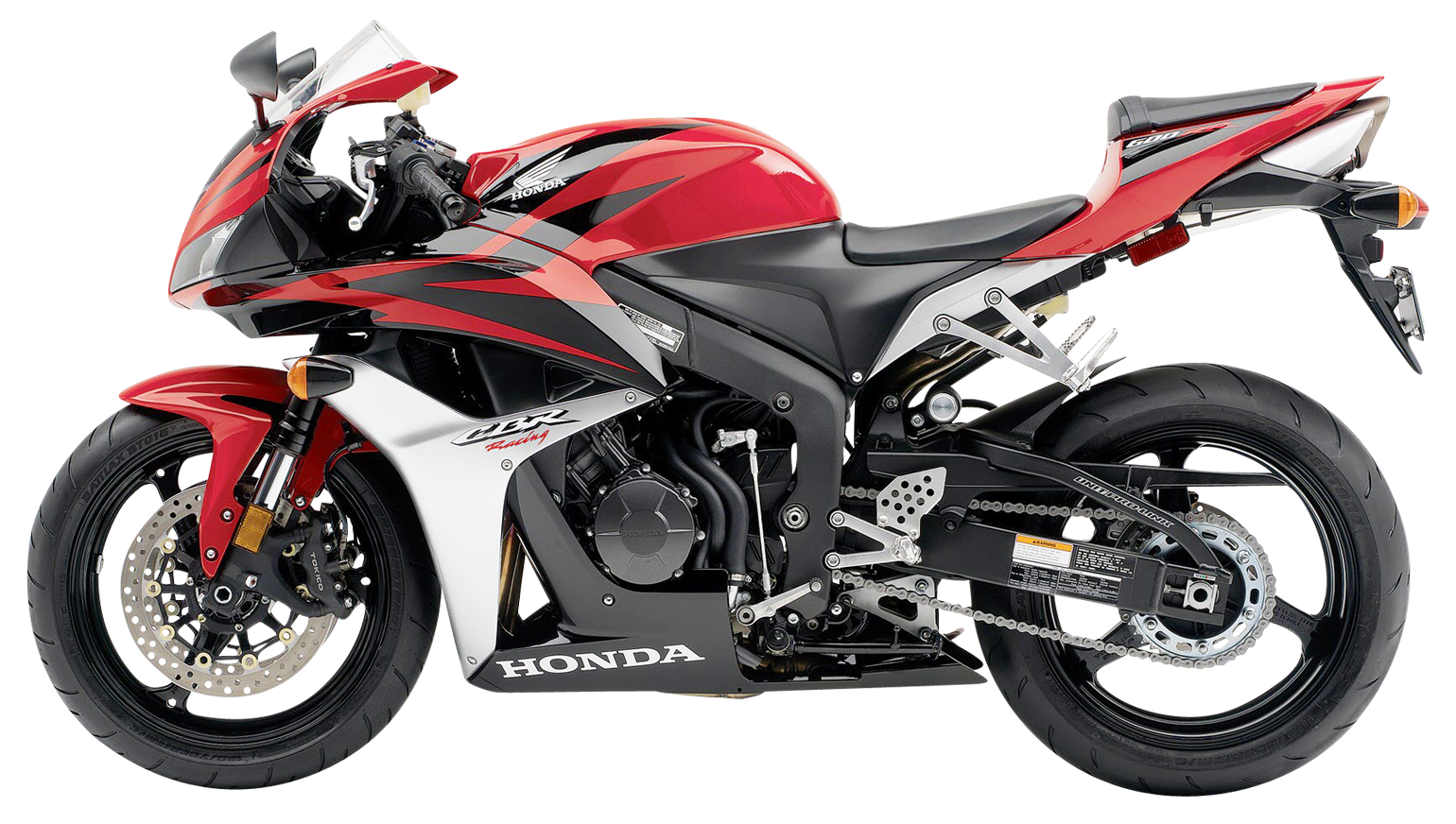 本田CBR運動型摩托車側面視圖 壁紙