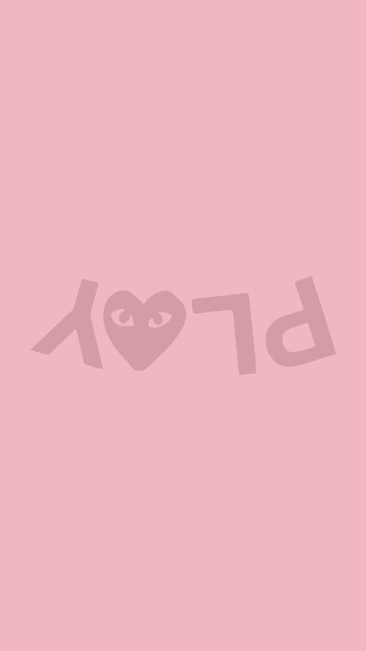粉紅色背景，帶有「PLAY」字樣和心形眼睛符號。
