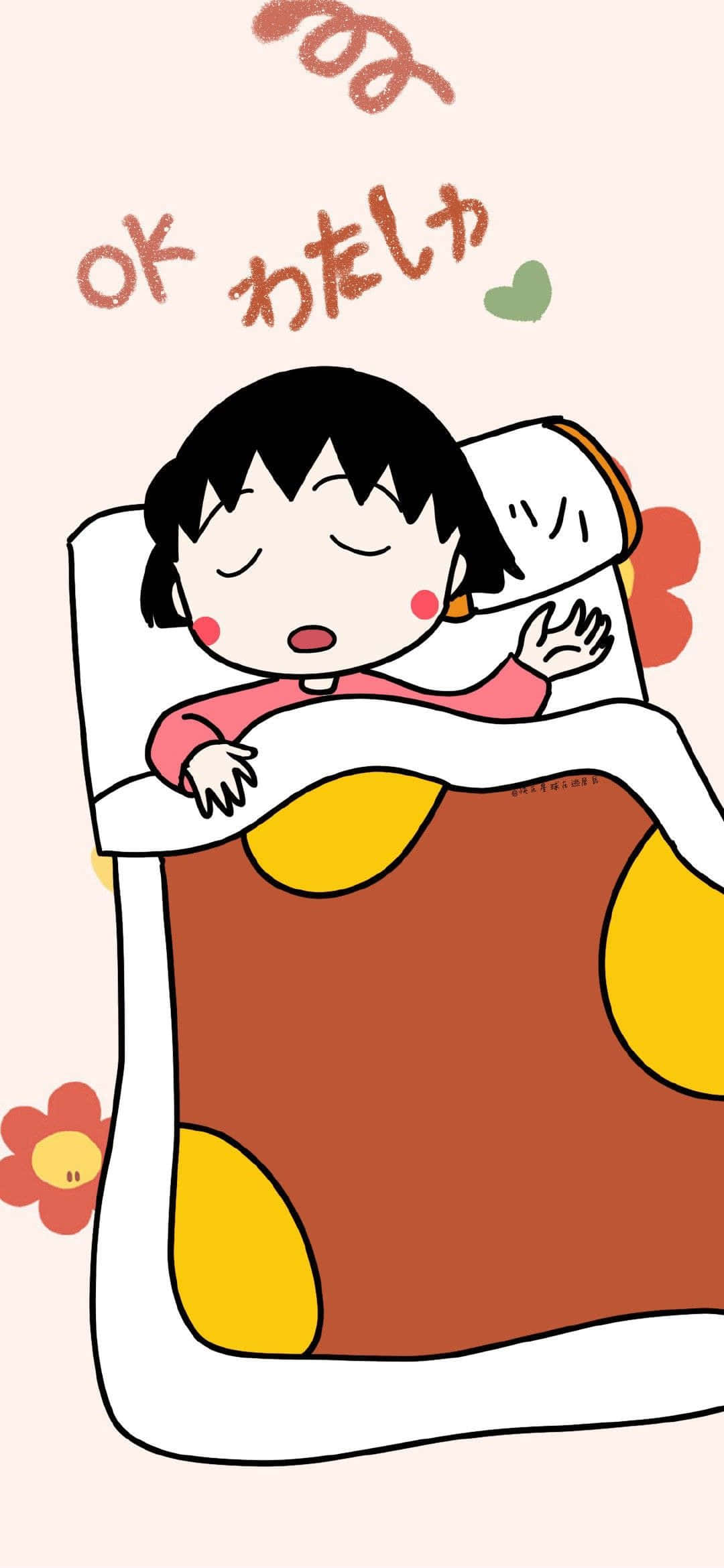 Chibi 小丸子背景 壁紙
