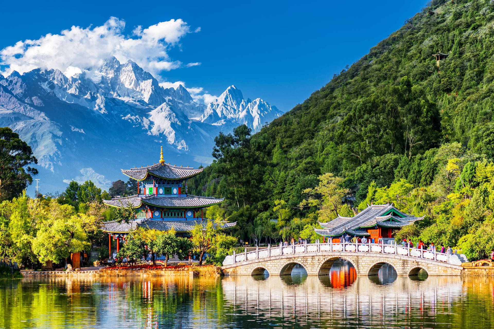 中國蘇州園林壁紙