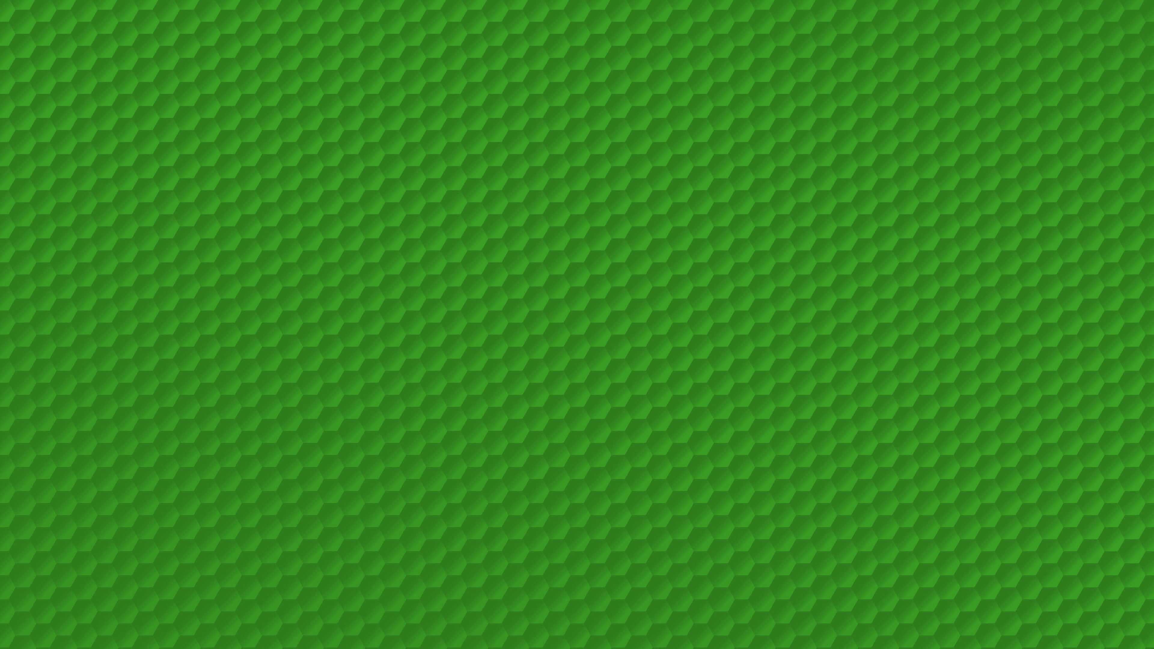 Chroma 綠色無限乙烯基紋理背景 壁紙 — 一個無縫的綠色六邊形圖案，整個畫面帶有對角線紋理漸變。