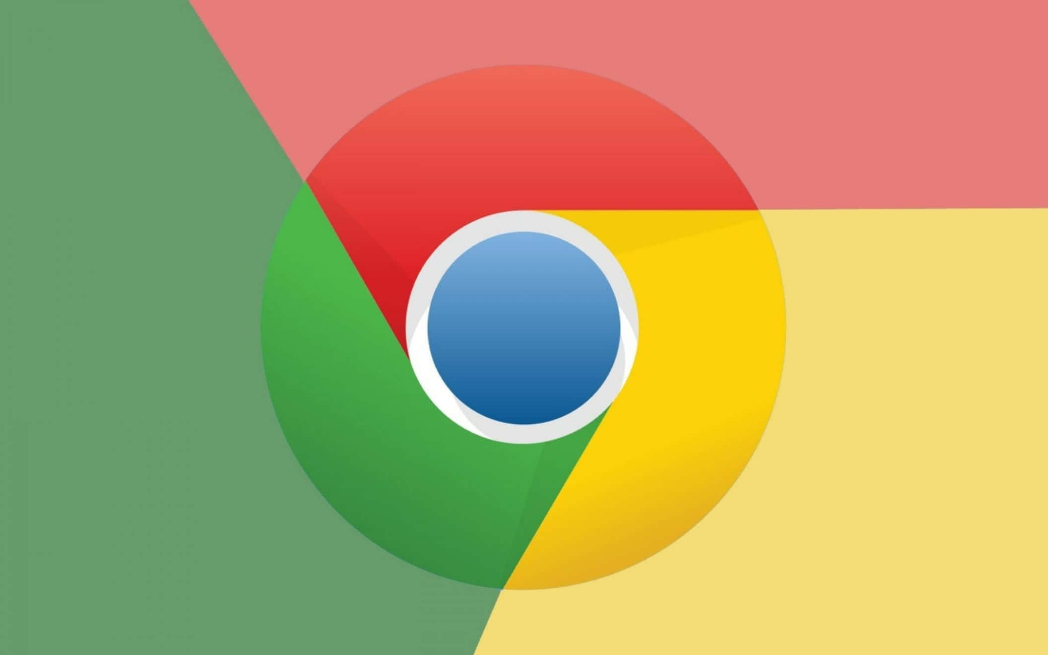 Google Chrome 瀏覽器標誌，帶有紅色、綠色、黃色和藍色部分。