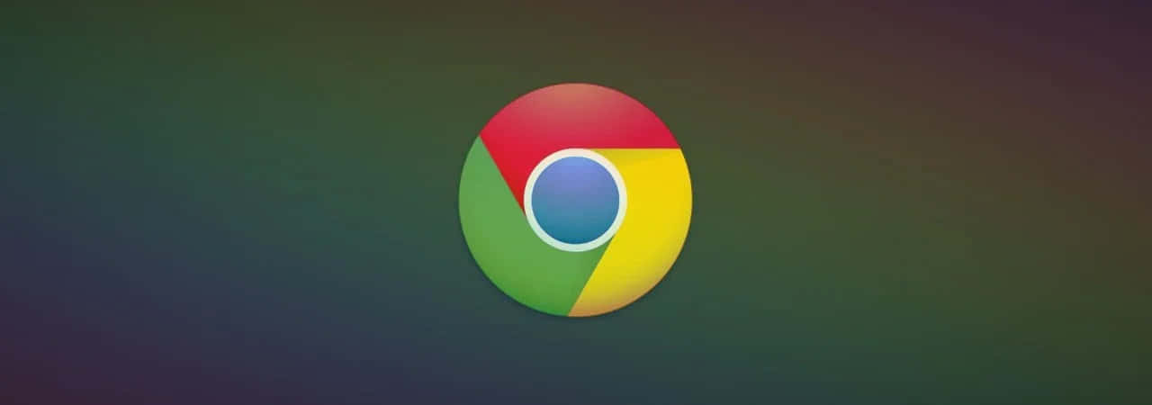 深色漸變背景上的 Chrome 瀏覽器標誌。