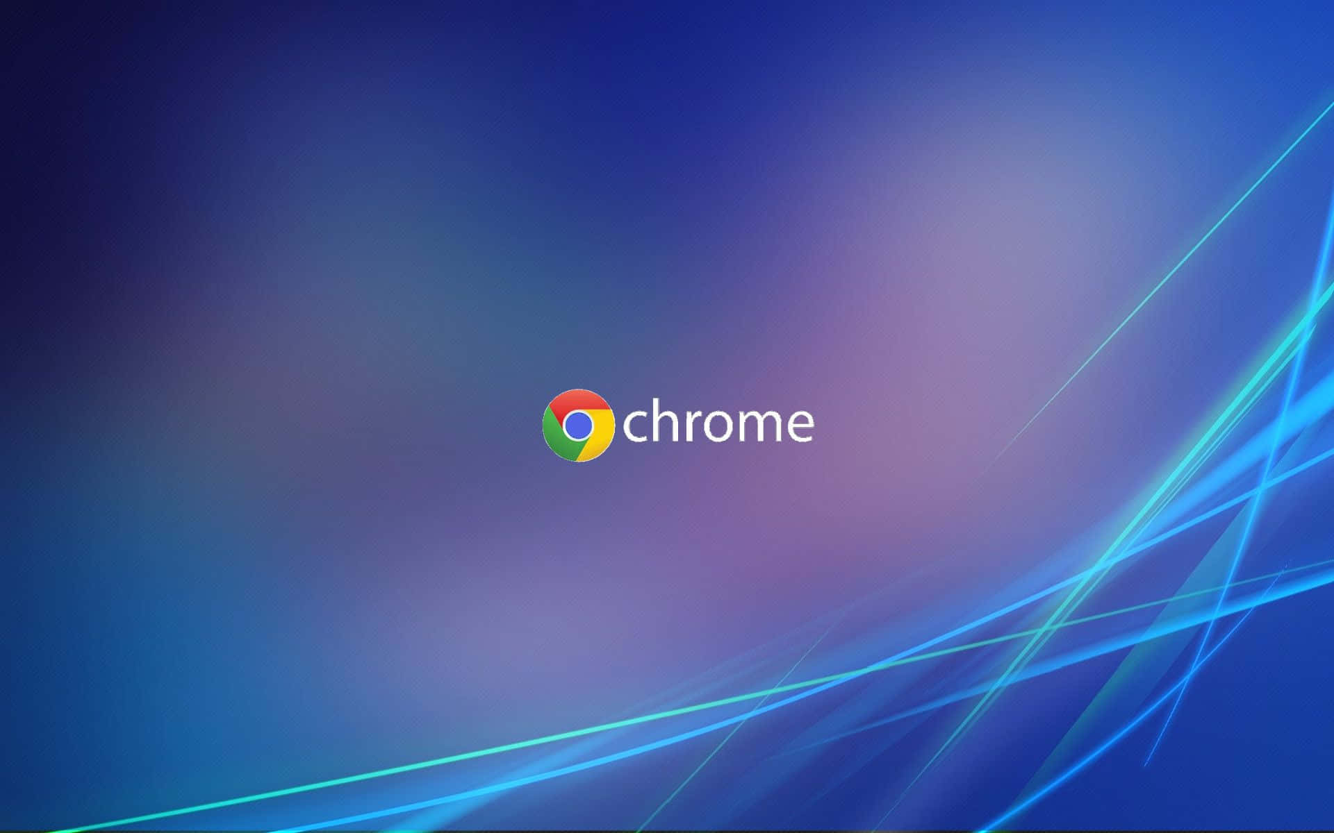 Chrome 程式碼標誌於藍色背景上