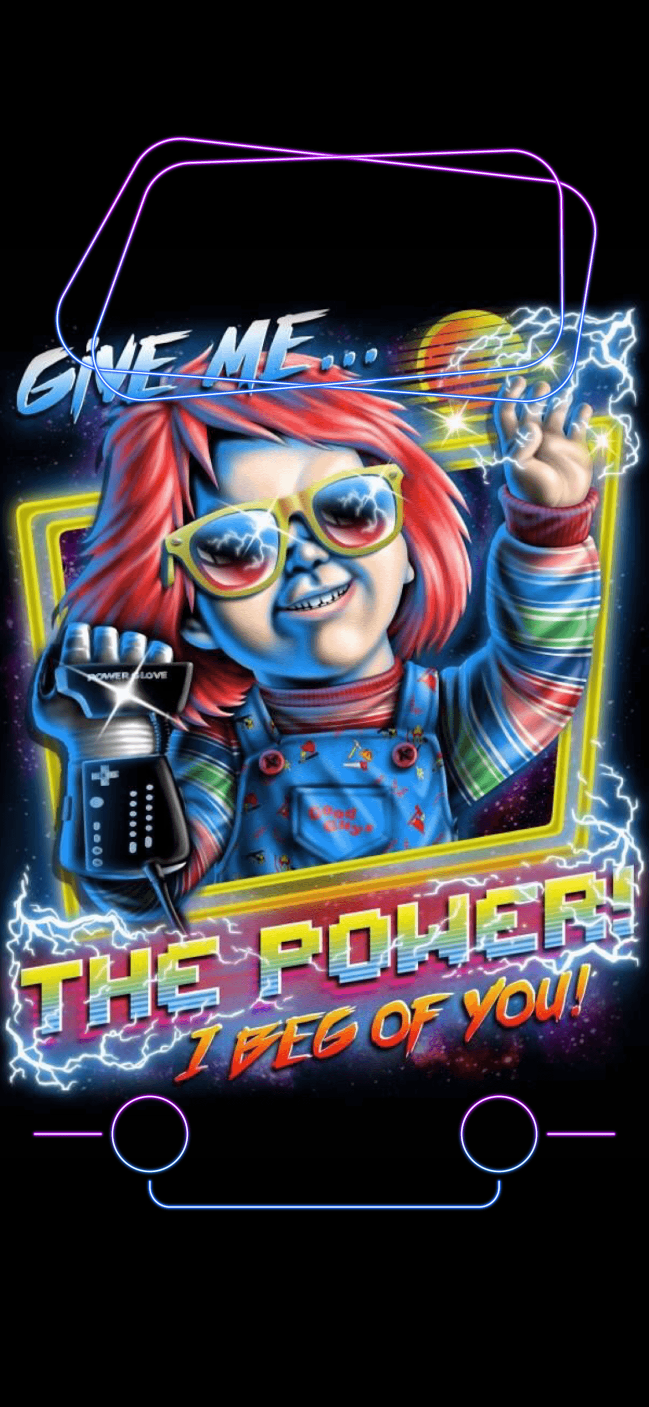 Chucky 來了，準備驚嚇。 壁紙