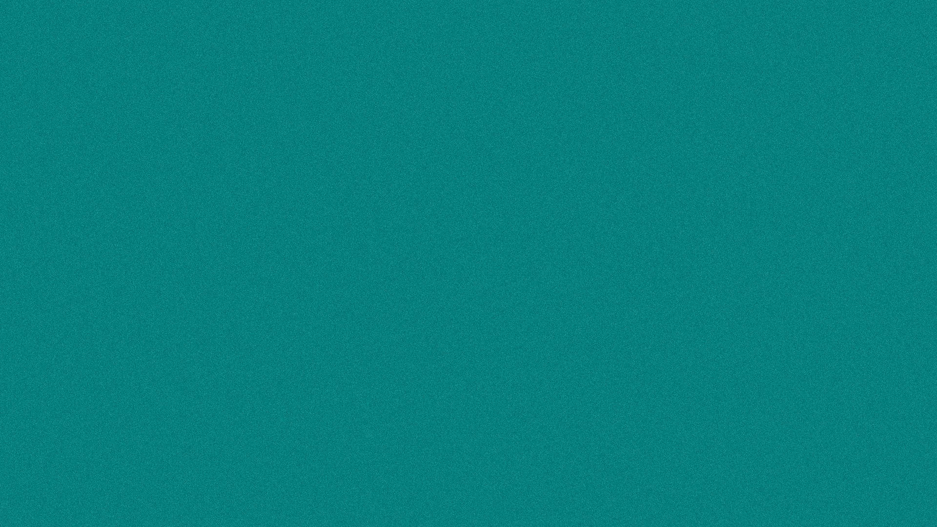 復古 Windows 95 系統介面 壁紙 — 純色青綠色背景，帶有細微顆粒紋理，適合簡約數碼牆紙。