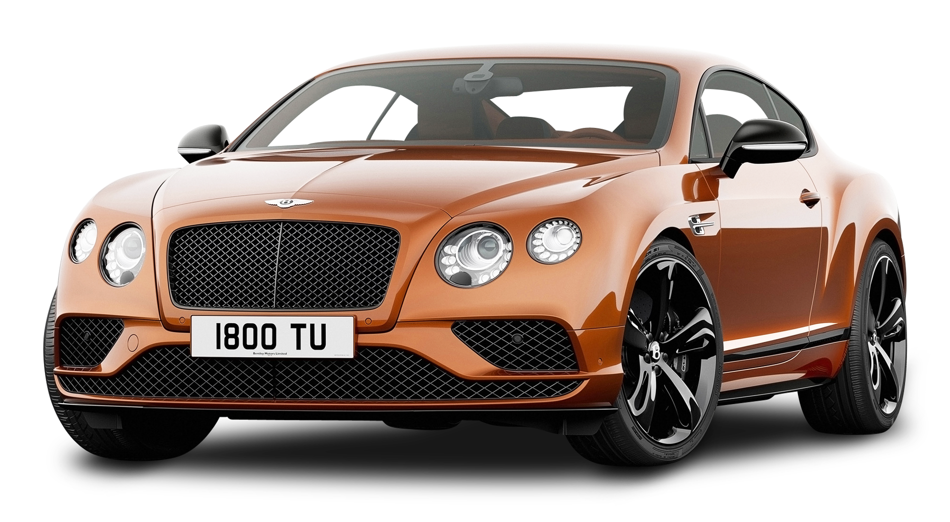 橙色賓利Continental G T V8 壁紙