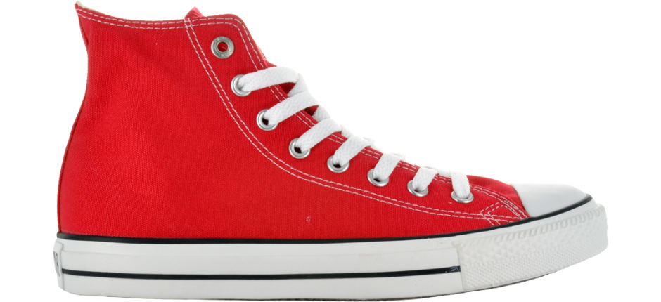 紅色Converse高筒運動鞋 壁紙
