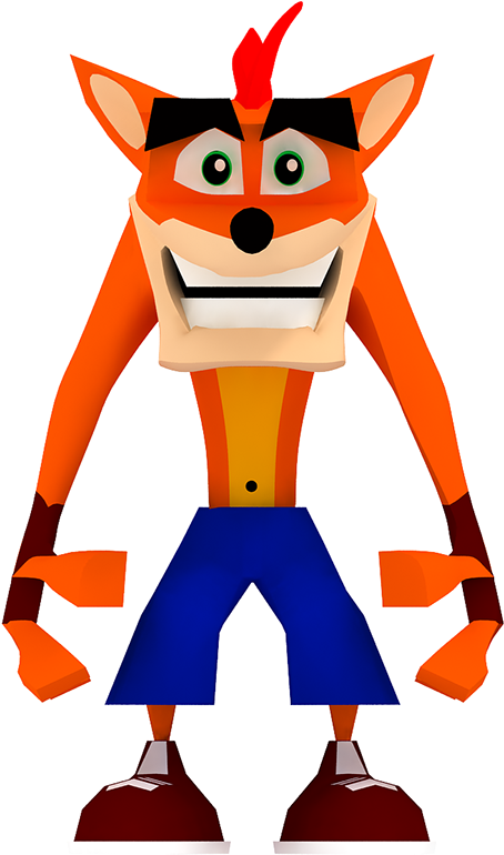 Crash Bandicoot 站立姿勢 壁紙