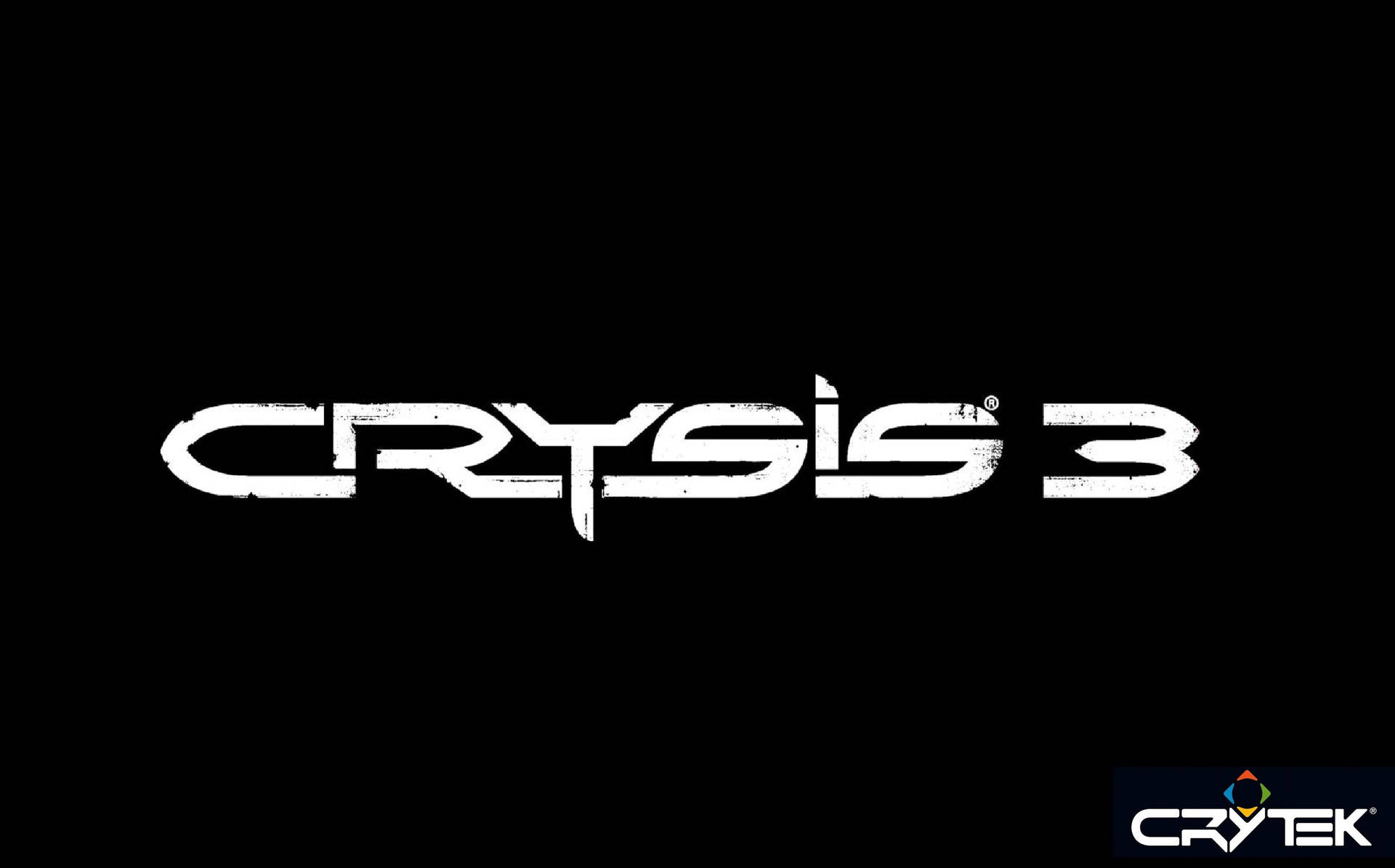 Crysis 3 電子遊戲標誌，右下角有 Crytek 標誌。