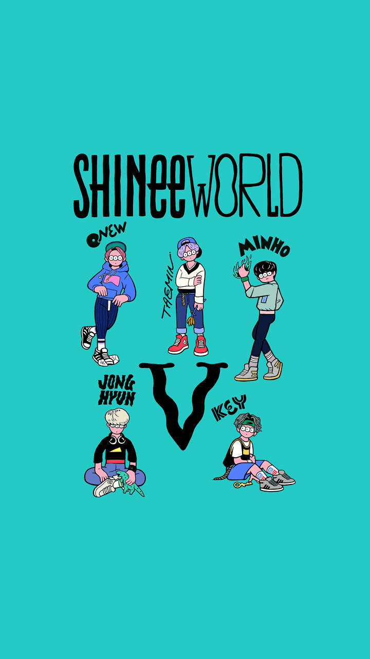 可愛 KPOP 藝術 SHINee 壁紙