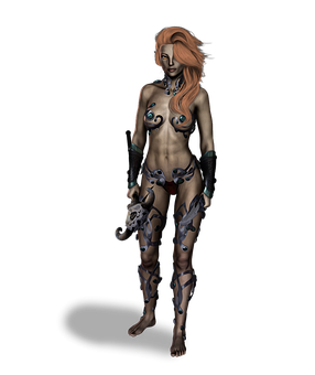 Cyber 戰士藝術作品 壁紙