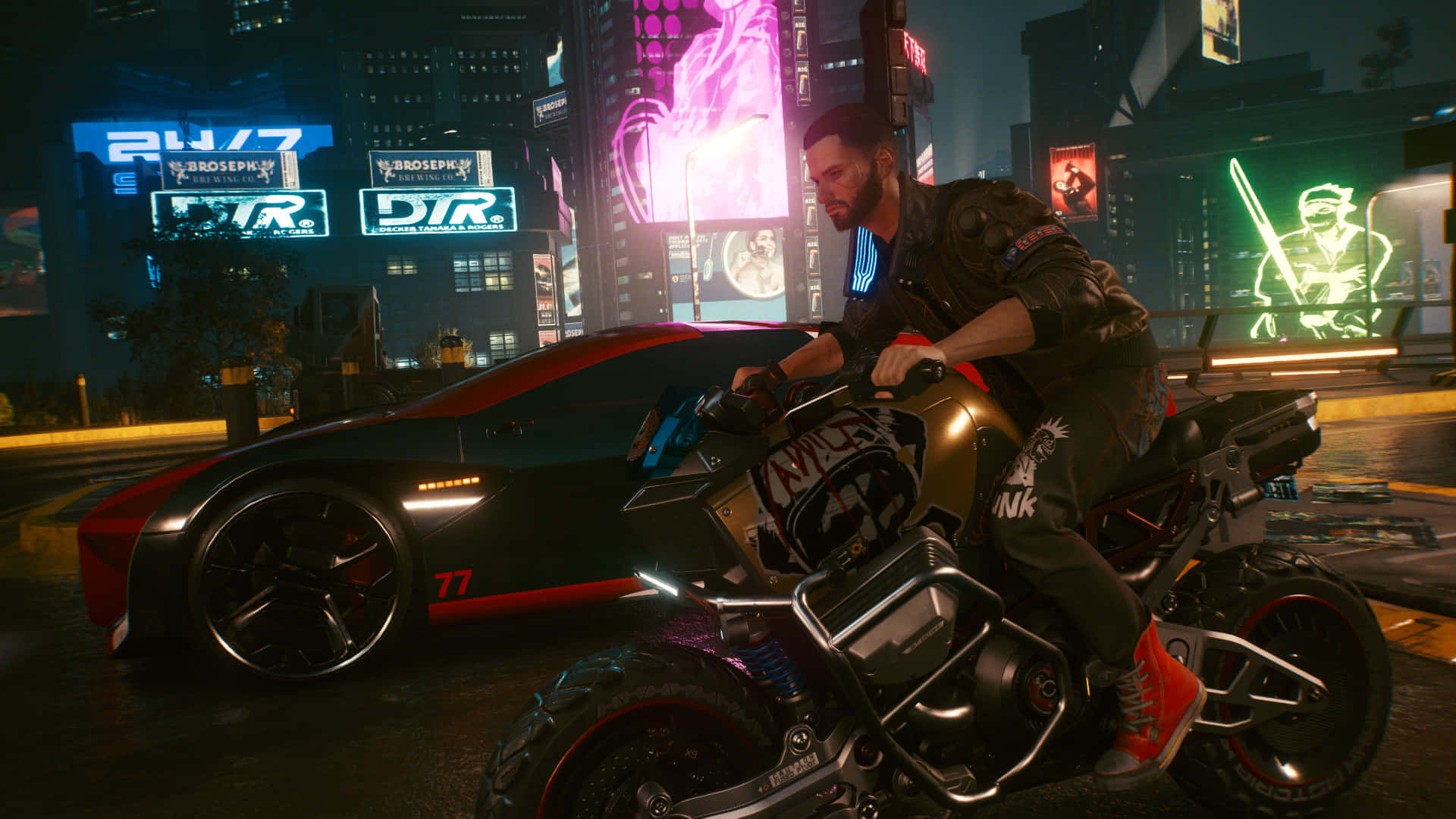Cyberpunk 2077 背景 壁紙