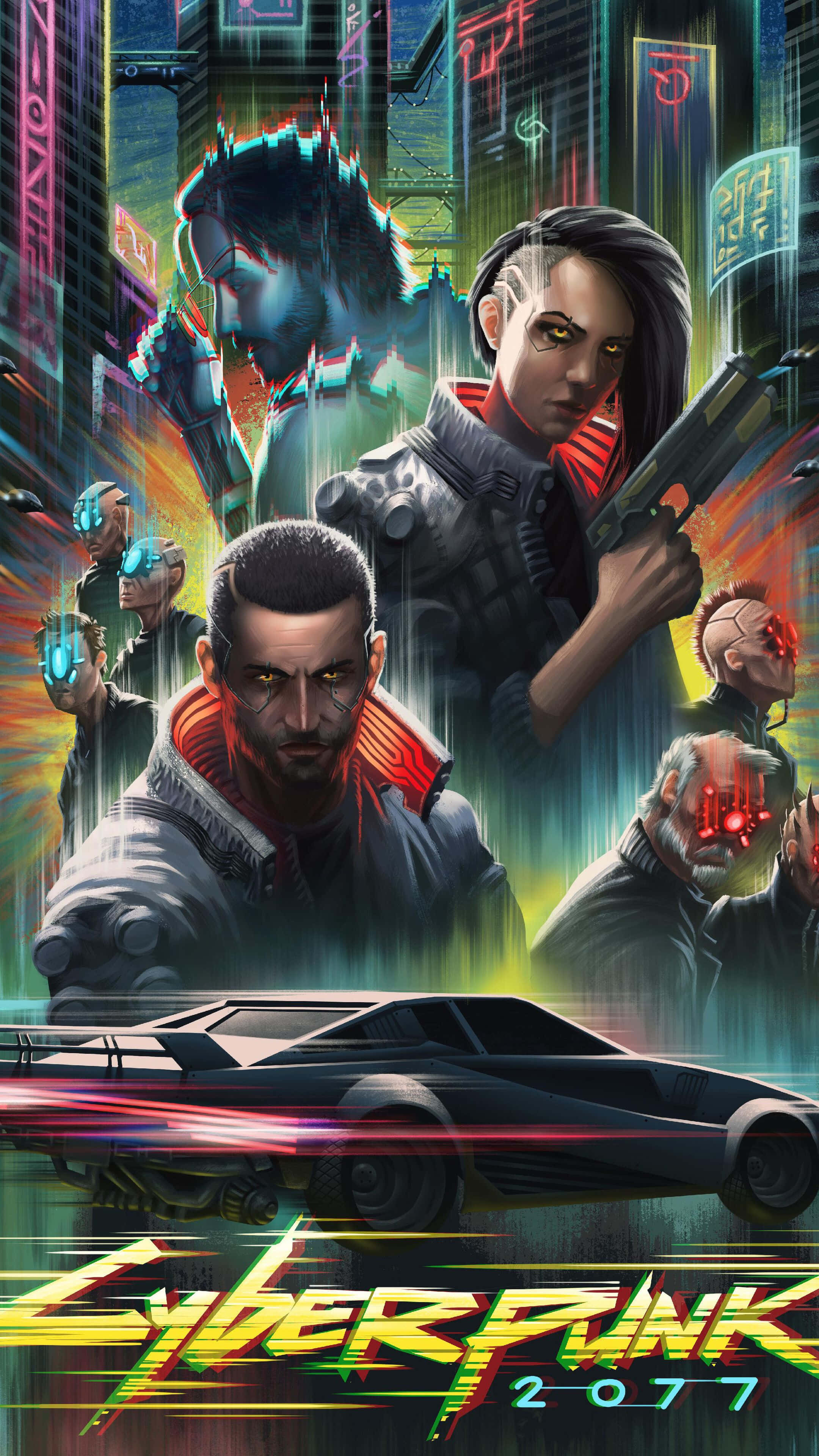 Cyberpunk 2077 背景 壁紙