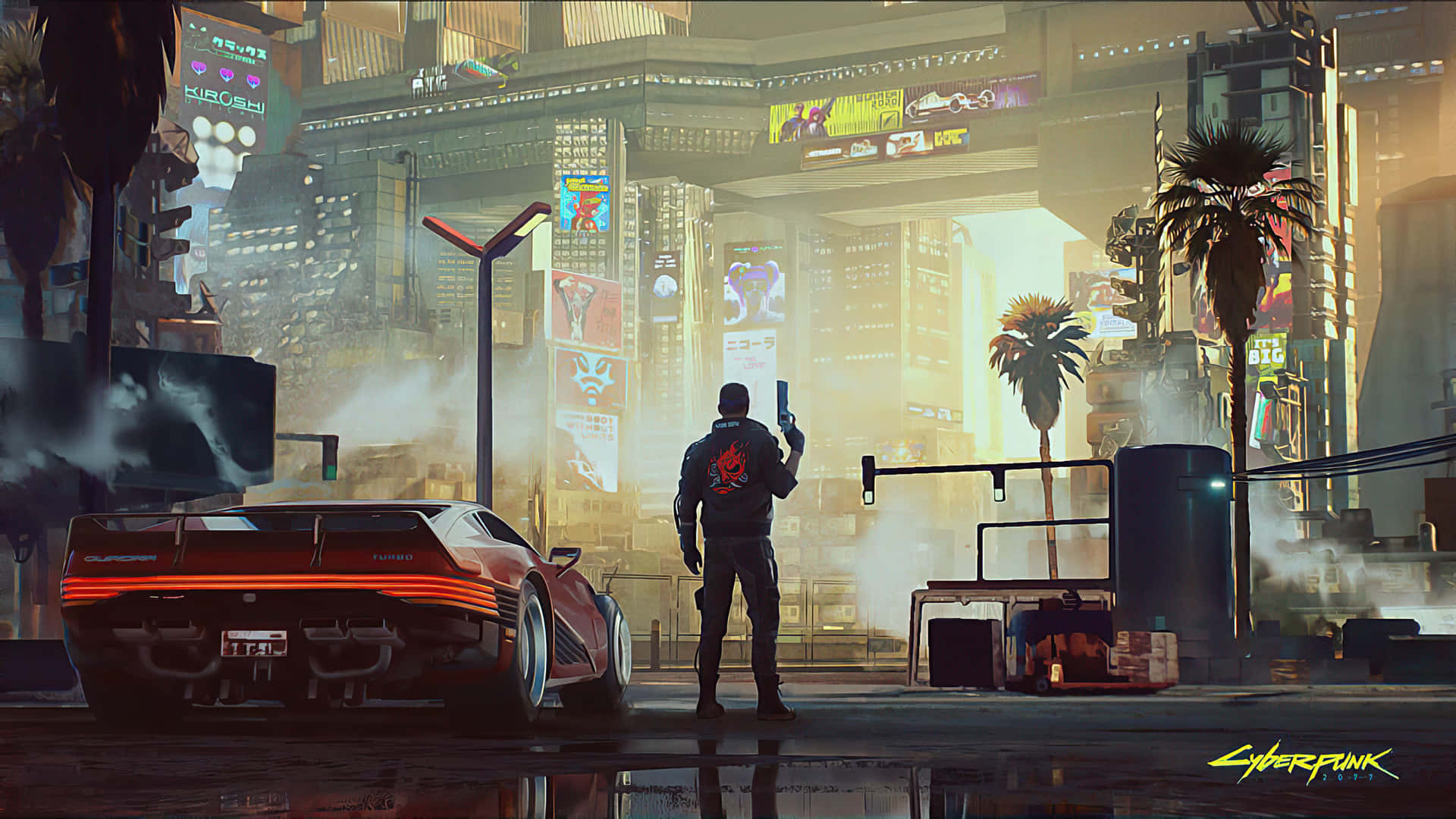 Cyberpunk 2077 背景 壁紙