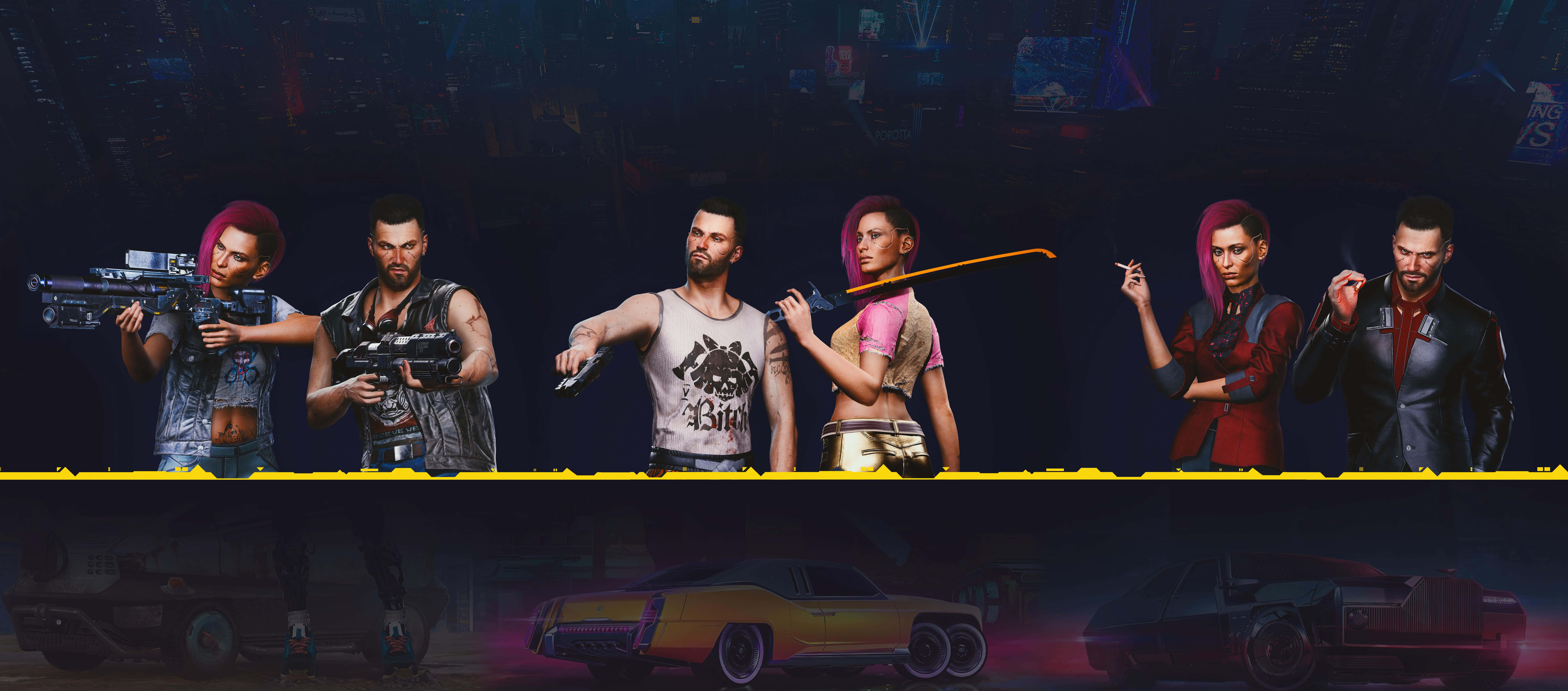 Cyberpunk 2077 背景 壁紙