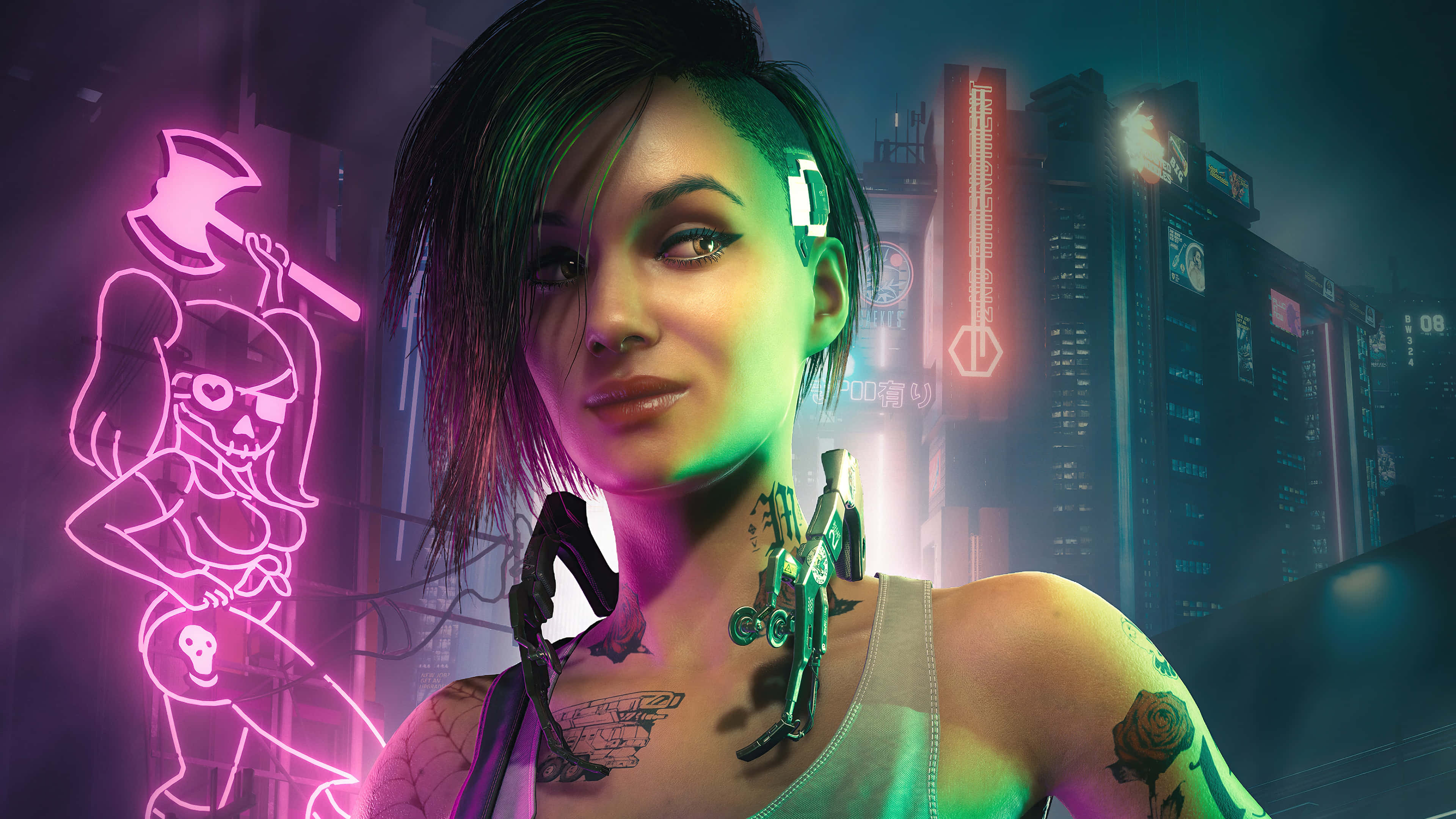 Cyberpunk 2077 背景 壁紙
