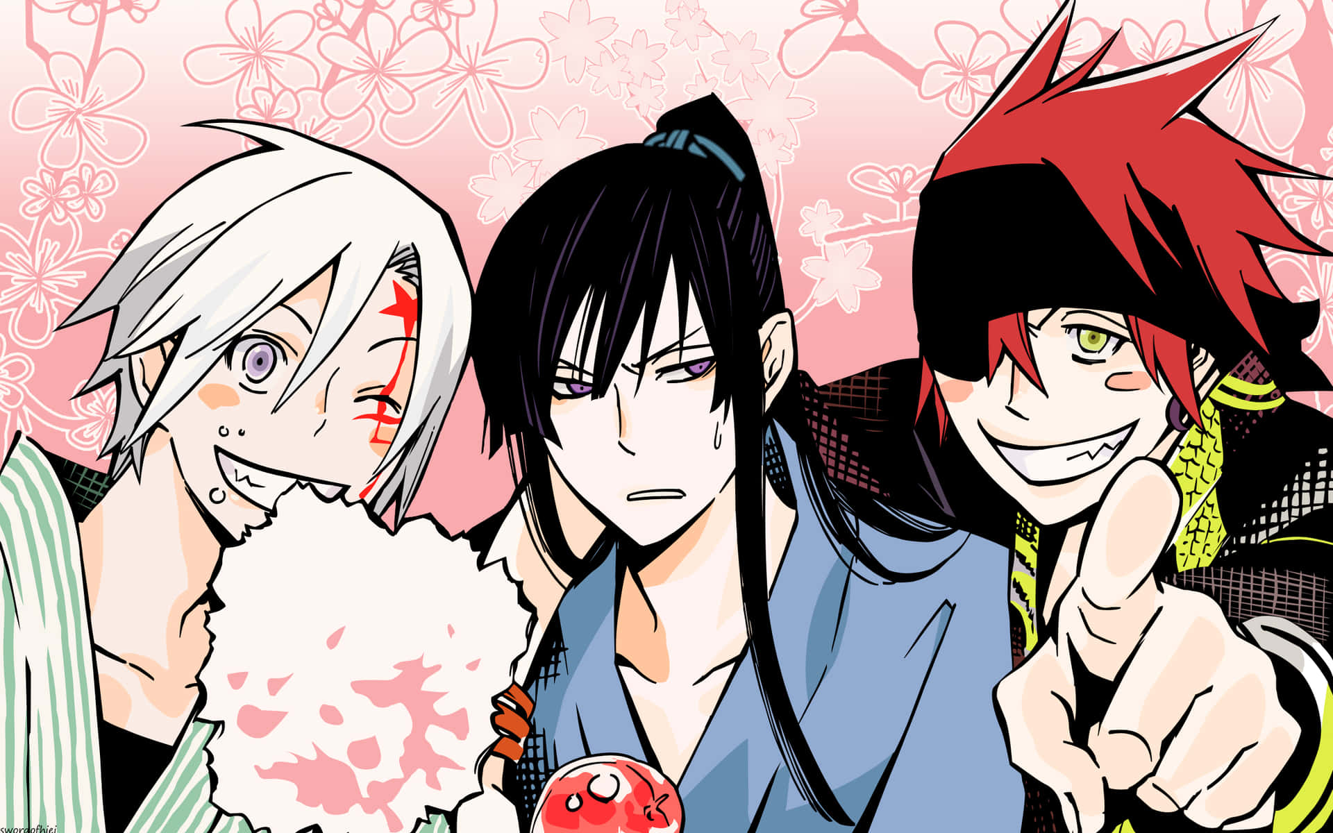 《D.Gray-man》中的三人組 壁紙