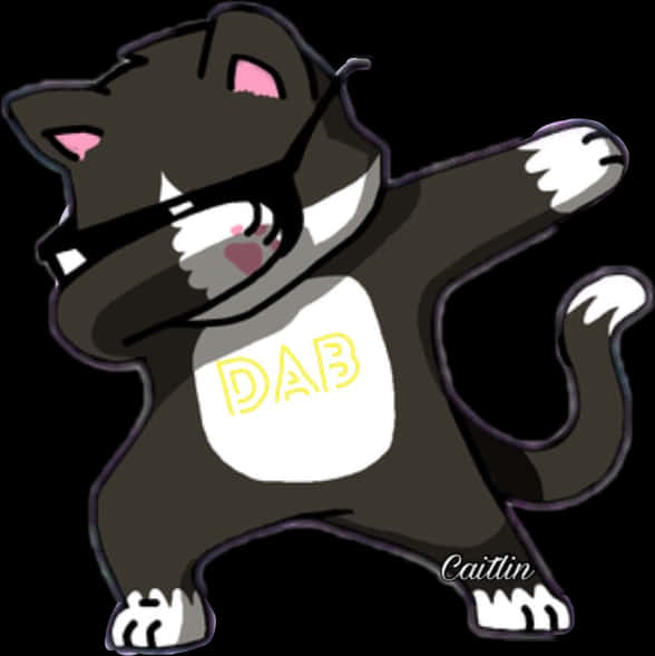 貓咪Dab卡通 壁紙