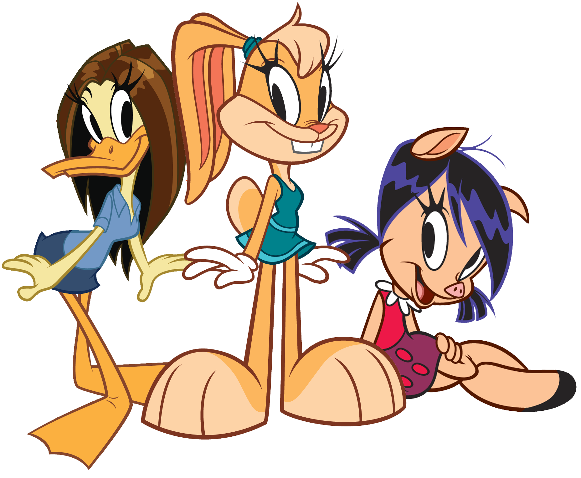 Daffy Duck 與 Bugs Bunny，一生摯友 壁紙