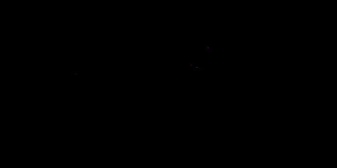 Dark Canvaswith Faint Lights 壁紙 — 近乎黑色的背景，微弱散落的紫色和藍色發光粒子在黑暗中漂浮。