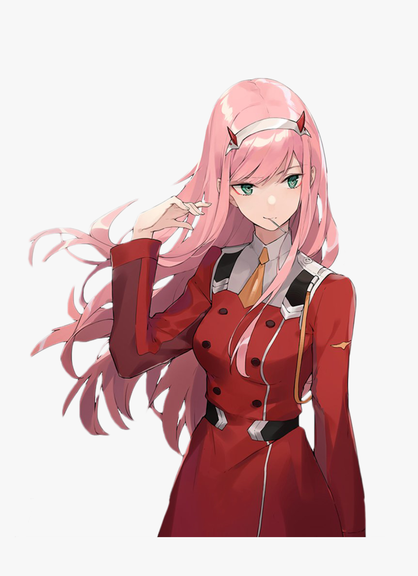 零二，《DARLING in the FRANXX》科幻動畫中的卡通角色 壁紙