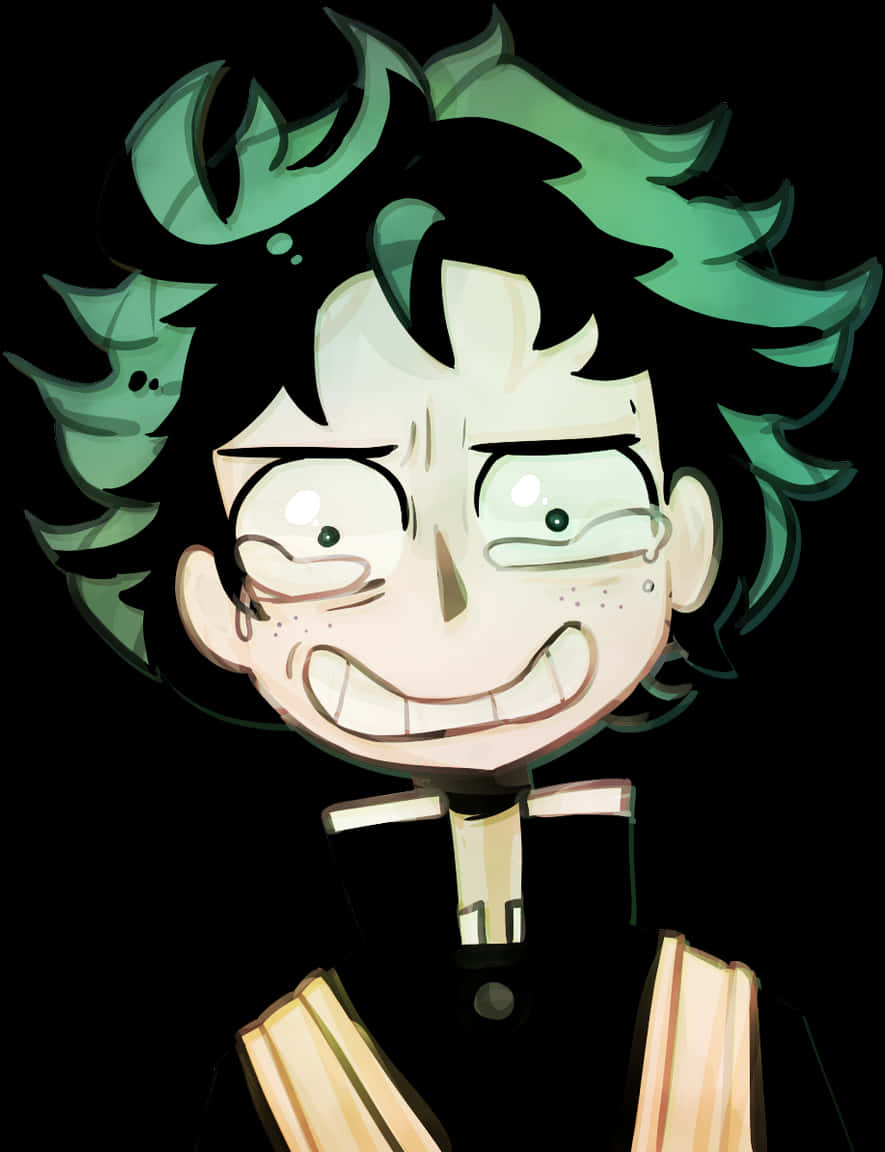 Deku 藝術化肖像圖 壁紙