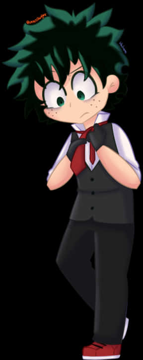 Deku 動畫角色 正式服裝