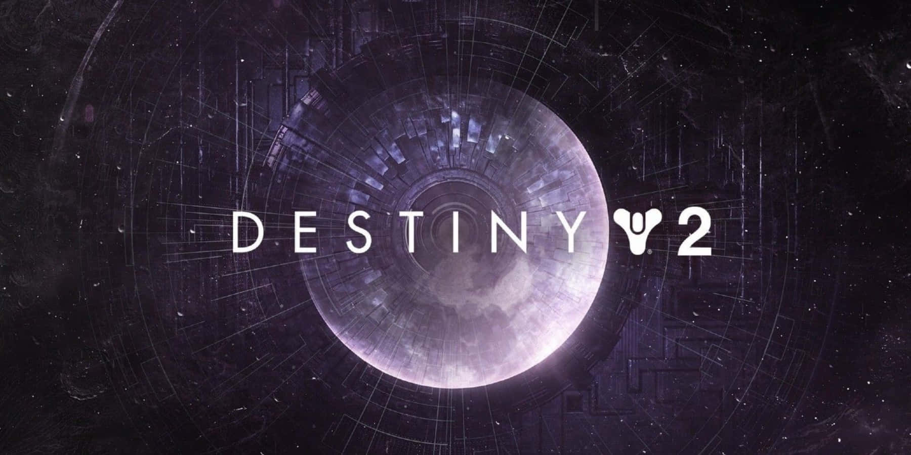 星空中有Destiny 2標題的未來太空站。
