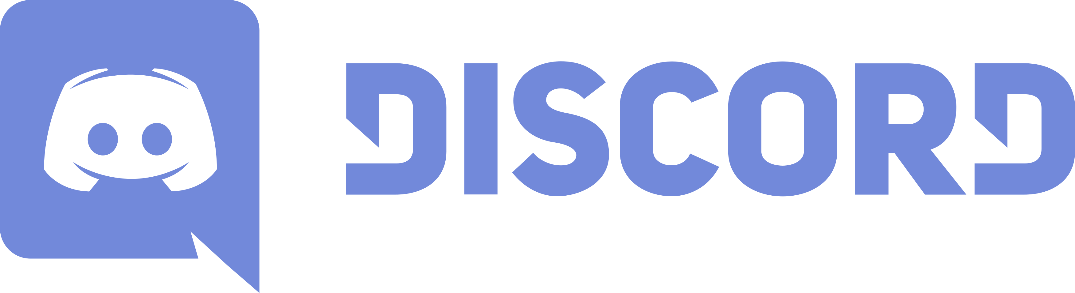 Discord 標誌藍色背景 壁紙 — 一個藍色 Discord 標誌，對話氣泡內有卡通吉祥物，背景為黑色。