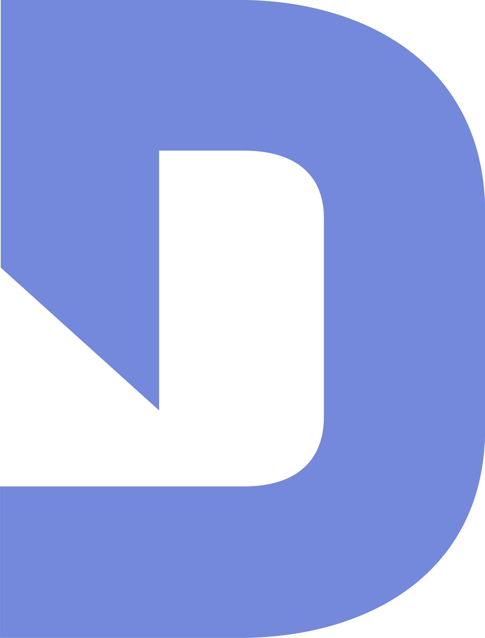 Discord 藍色背景標誌 壁紙 — 一個大膽的黑色風格化字母D在純藍色背景上彎曲，形成鮮明的幾何對比。