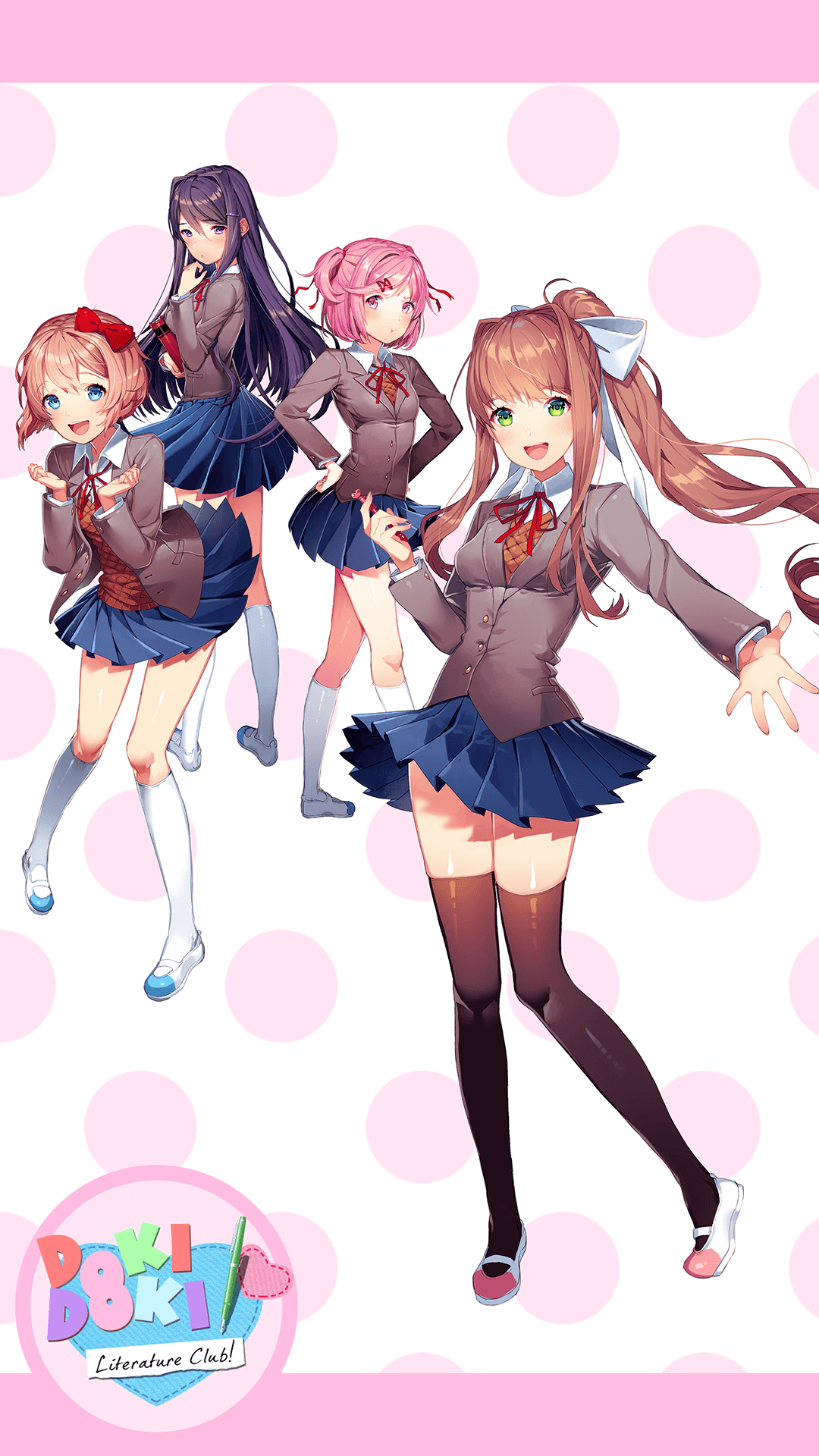 Doki Doki Literature Club - 團隊出動 壁紙