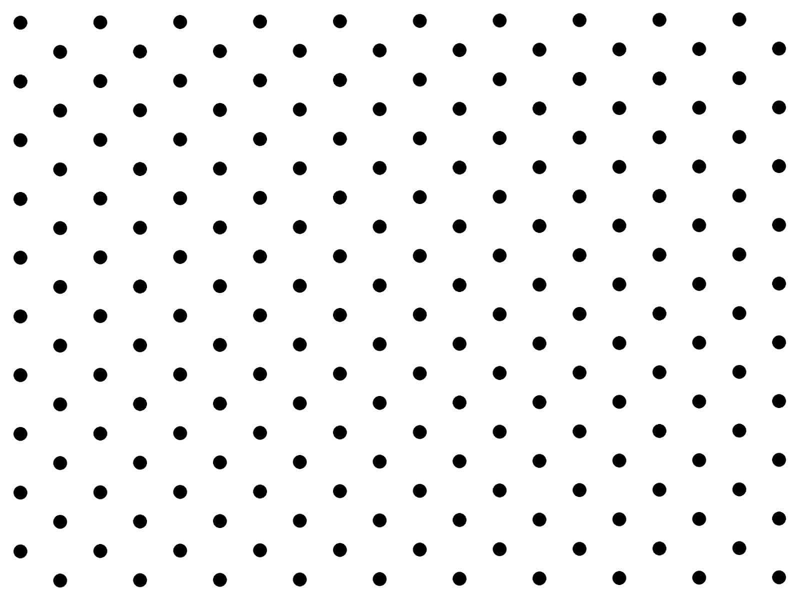 歡迎進入 Dot 的世界 壁紙 — 簡約風格牆紙，白色背景上均勻分佈黑色圓點網格。