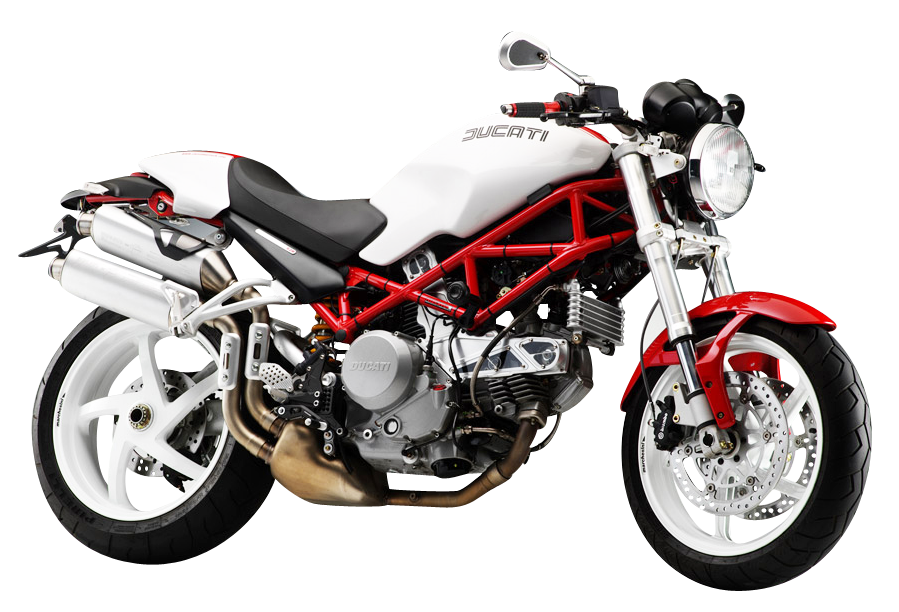 Ducati 電單車紅白色 壁紙