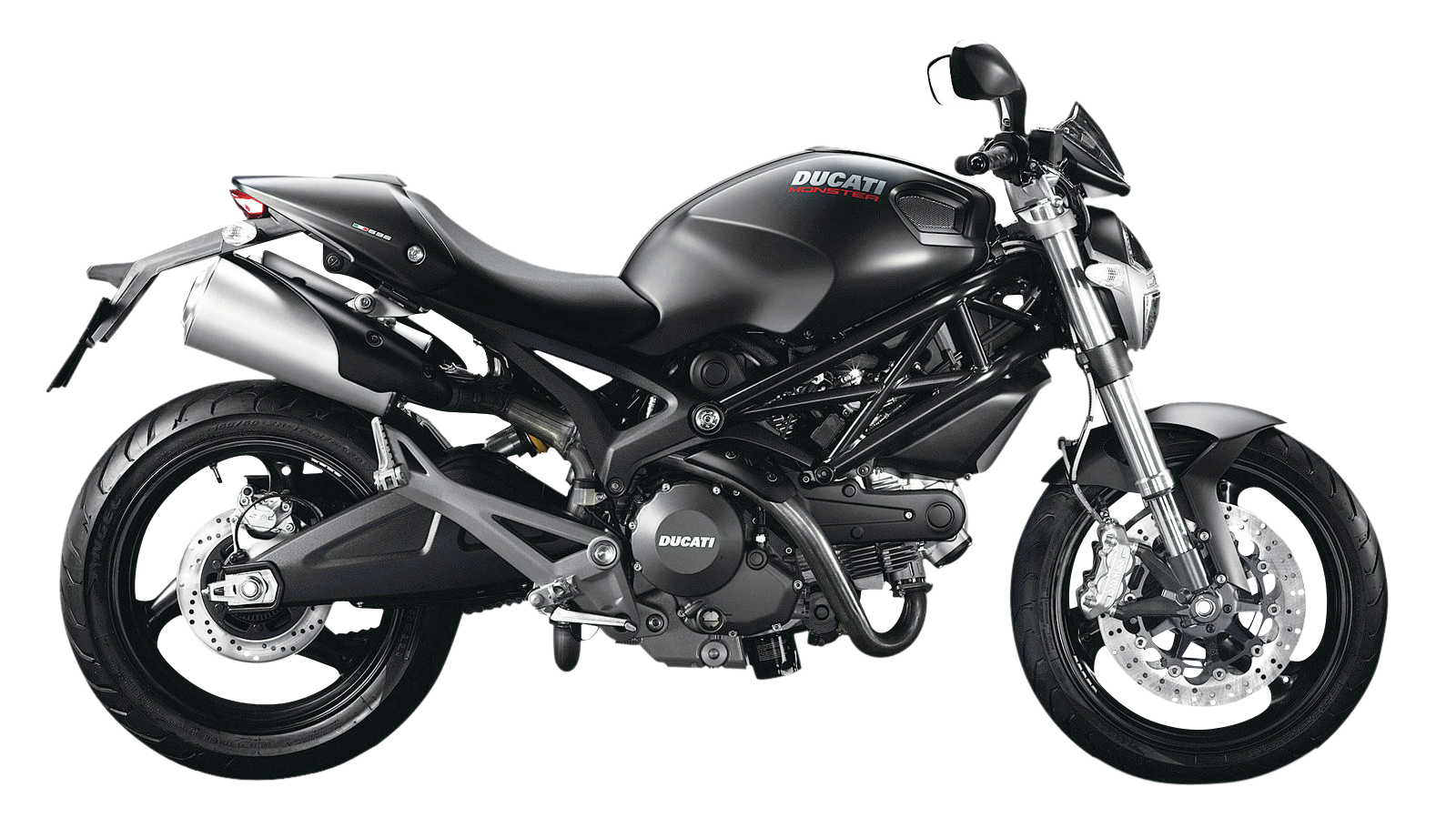 Ducati 電單車側面輪廓 壁紙